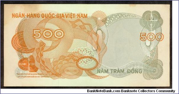 Banknote from Vietnam year 1970