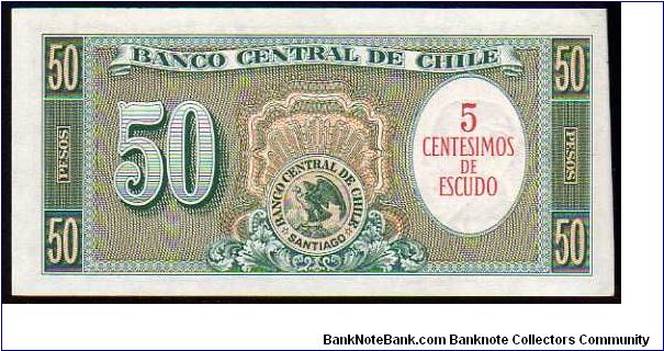 Banknote from Chile year 1961