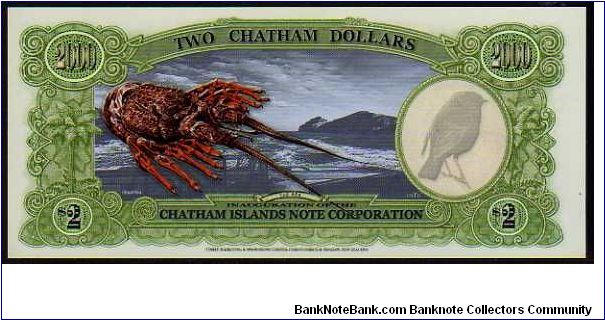 Banknote from Exonumia year 2000