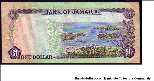 Banknote from Jamaica year 1970