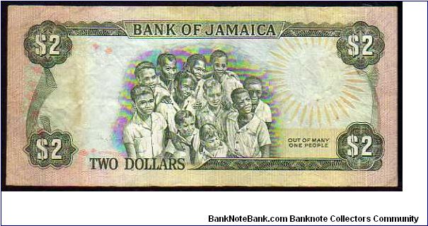 Banknote from Jamaica year 1970