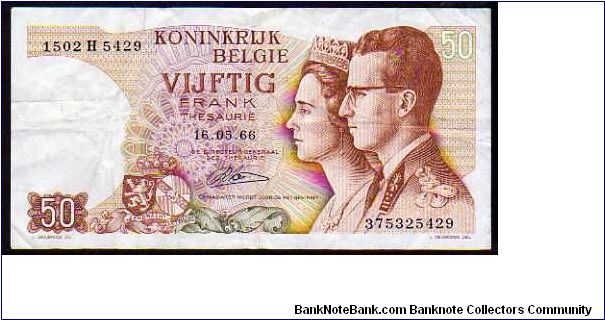 50 Francs __
Pk 139 __ Different Signature Banknote