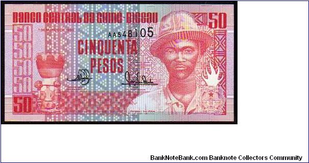 50 Pesos
Pk 10 Banknote