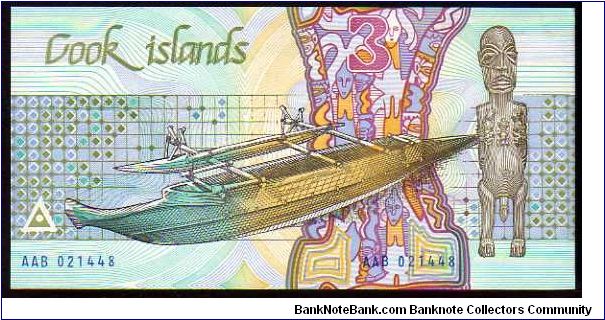 Banknote from Cook Islands year 1987