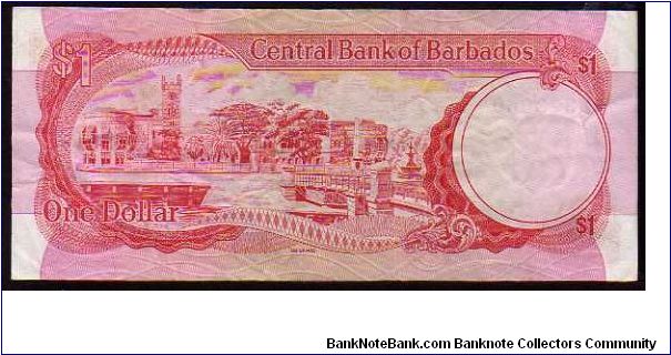 Banknote from Barbados year 1973