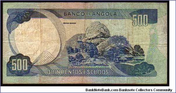 Banknote from Angola year 1972