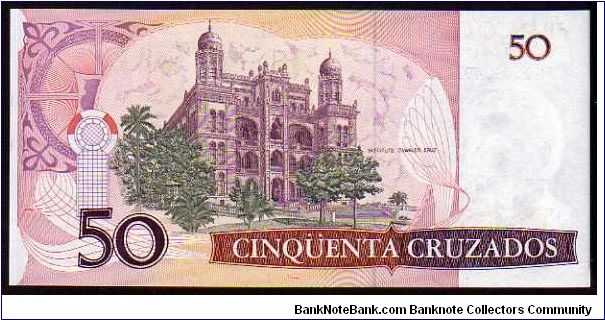 Banknote from Brazil year 1986