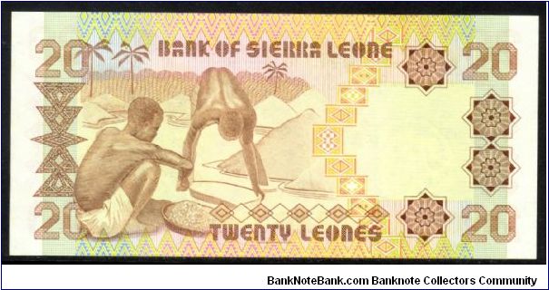 Banknote from Sierra Leone year 1984