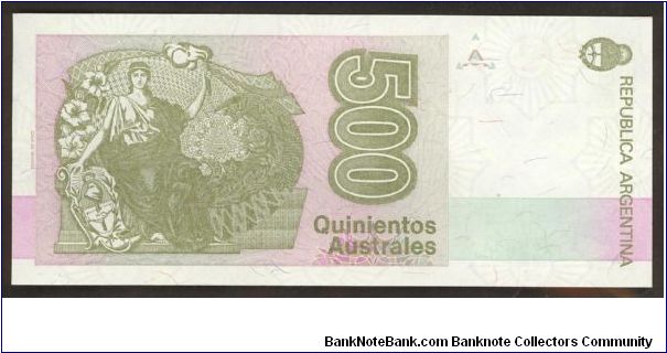 Banknote from Argentina year 1988