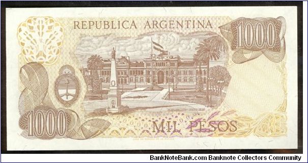 Banknote from Argentina year 1976