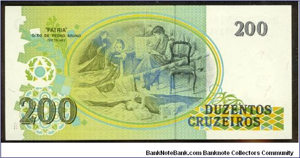 Banknote from Brazil year 1990