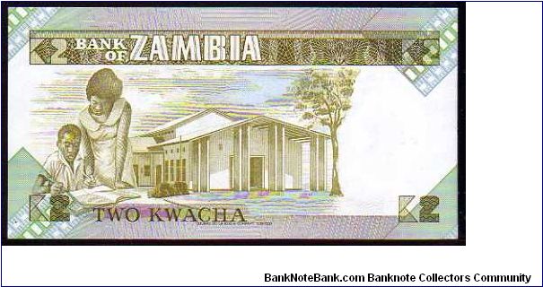 Banknote from Zambia year 1986