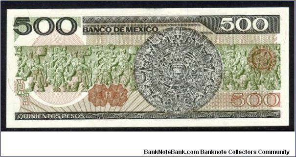 Banknote from Mexico year 1984