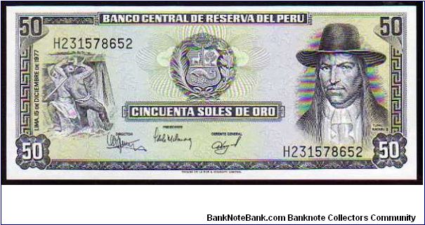 10 Soles de Oro
Pk 113 Banknote