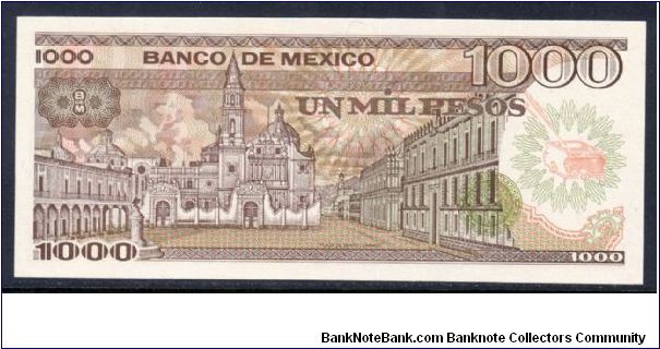 Banknote from Mexico year 1985