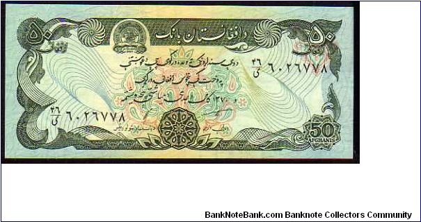 50 Afghanis__

Pk 57 Banknote