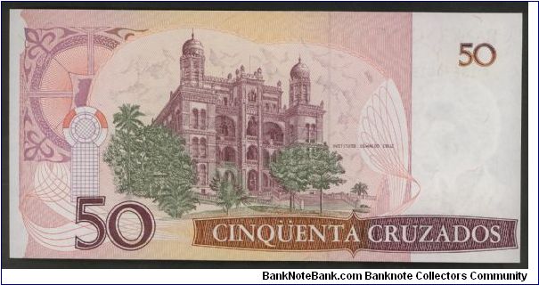 Banknote from Brazil year 1986