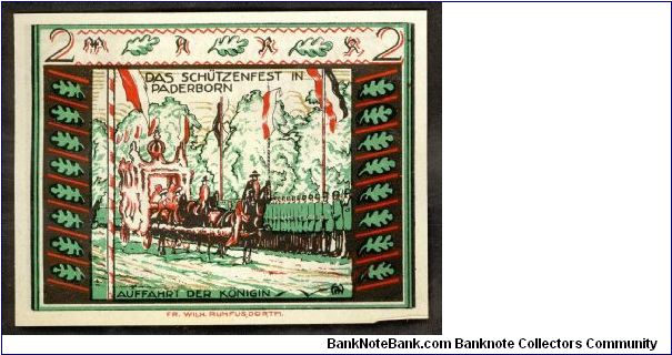 Banknote from Germany year 1921