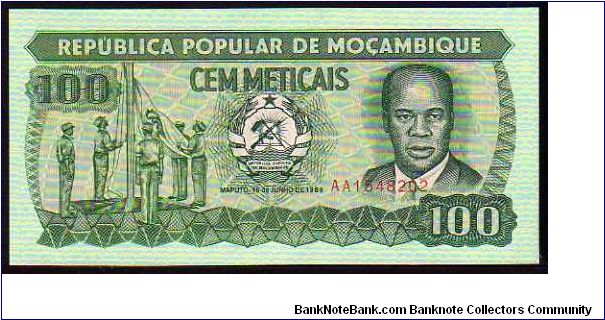 100 Meticas
Pk 130 Banknote