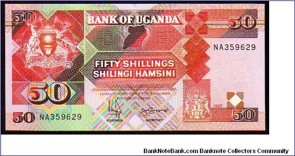 50 Shillings
Pk 30 Banknote