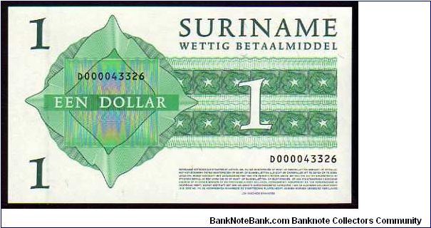 Banknote from Suriname year 2004