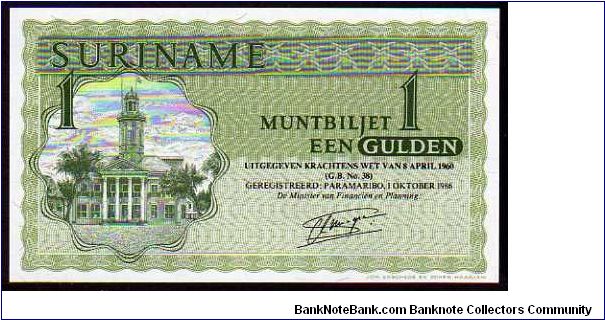 1 Gulden
Pk 116 Banknote