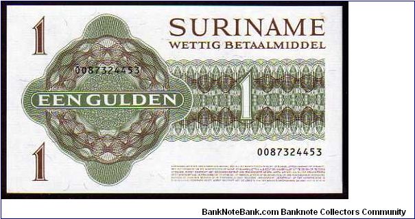Banknote from Suriname year 1986