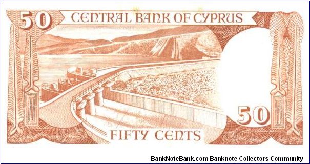 Banknote from Cyprus year 1989