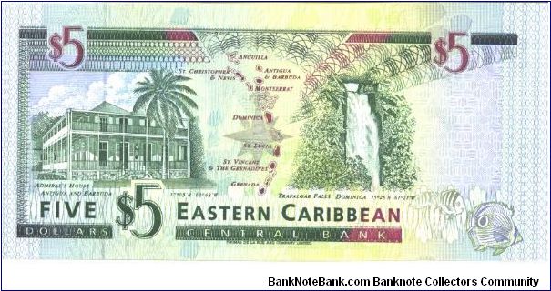 Banknote from Saint Vincent year 1993
