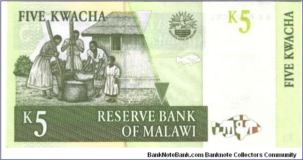 Banknote from Malawi year 1997