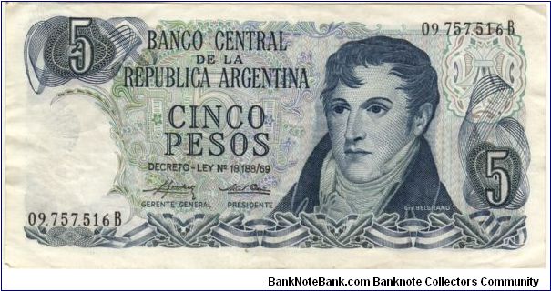 5 pesos Banknote