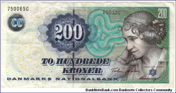 200 kroner Banknote