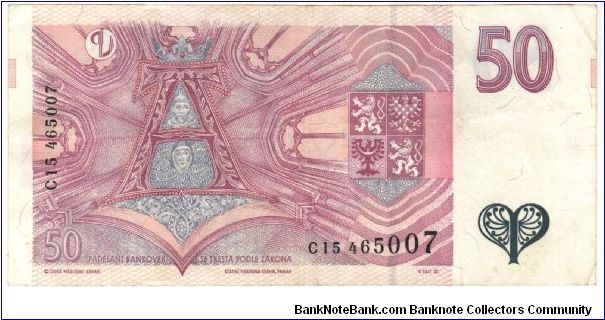 Banknote from Czech Republic year 1997