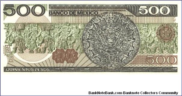 Banknote from Mexico year 1982