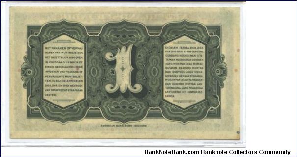 Banknote from Indonesia year 1943