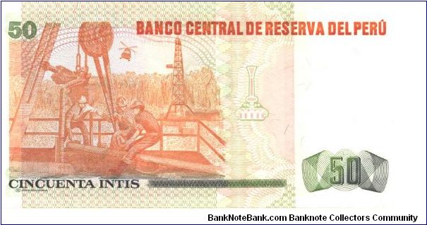 Banknote from Peru year 1985