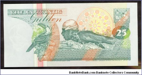 Banknote from Suriname year 1991