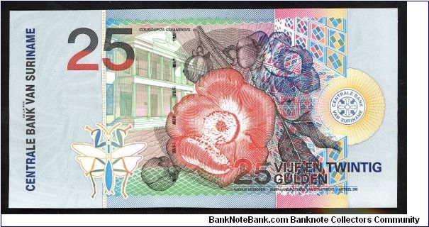 Banknote from Suriname year 2000