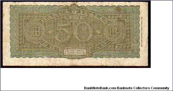 Banknote from Italy year 1943