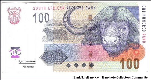 100 Rand
Special thanks to Thomas Philip and Maria Thomas Banknote