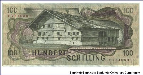 Banknote from Austria year 1969