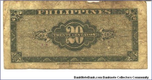 Banknote from Philippines year 1949