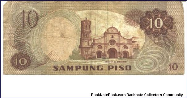 Banknote from Philippines year 1974