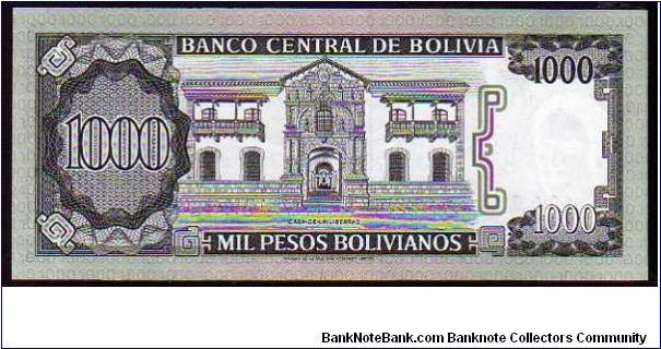 Banknote from Bolivia year 1982