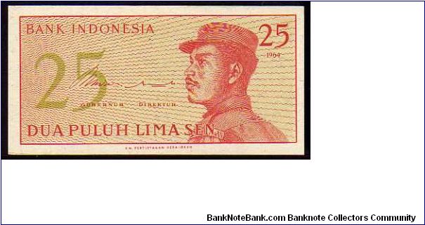25 Sen
Pk 93 Banknote
