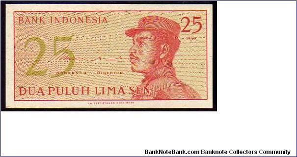 25 Sen
Pk 93 Banknote