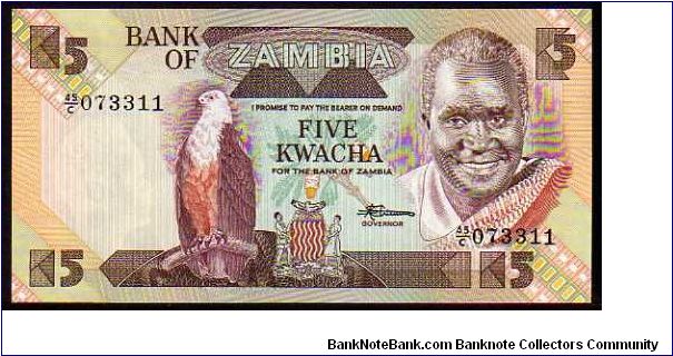 5 Kwacha
Pk 25d Banknote