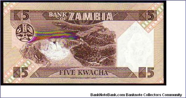 Banknote from Zambia year 1984