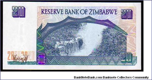 Banknote from Zimbabwe year 1997