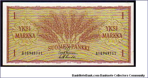 1 Markka
Pk 98a Banknote